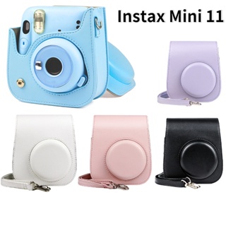 [ลดล้างสต๊อก]อัลบั้มรูป กระเป๋าเคสหนัง Pu พร้อมสายคล้องไหล่สําหรับกล้อง Fujifilm Instax Mini 11