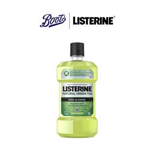 LISTERINE ลิสเตอรีน กรีนทีซีโร่ สูตรไม่แสบปากน้ำยาบ้วนปาก 750มล.