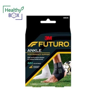 FUTURO Sport Adjustable Ankle Support อุปกรณ์พยุงข้อเท้า สีดำ. ฟูทูโร่ (v)