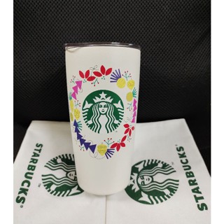 Starbucks MiiR Stainless Holiday Wreath 16 Oz. ของแท้