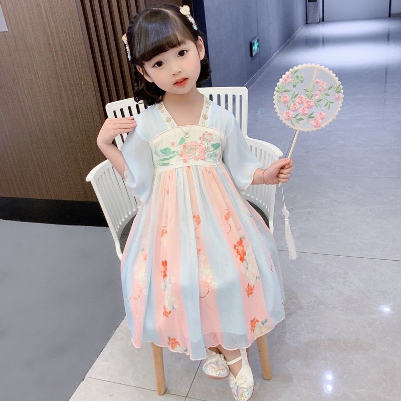 Babyleonashop ชุดเด็ก,qibao,hanfu เสื้อผ้าแบบดั้งเดิม