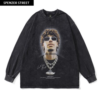 Spenzer.street | 🖤lamello ball swater  เสื้อโอเวอร์ไซส์ เสื้อกันหนาว  แขนยาว เสื้อy2k ทราวิส 2pac ฮิต 2022  มาใหม่