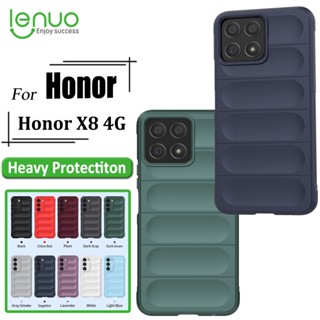 เคสโทรศัพท์มือถือ ซิลิโคนนิ่ม กันกระแทก สีพื้น หรูหรา สําหรับ Honor X8 4G X30i