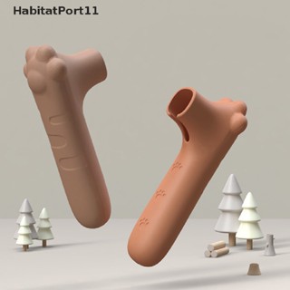 Habitatport มือจับประตูซิลิโคน รูปอุ้งเท้าแมว กันชน เพื่อความปลอดภัย สําหรับเด็ก