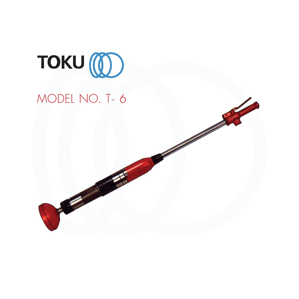 TOKU เครื่องกระทุ้งดิน กระทุ้งทราย รุ่นT- 6 TAMPER &amp; SAND RAMMER ใช้สำหรับตบดิน เป็นแบบประเภทเครื่องมือลม ใช้กับปั้มลม