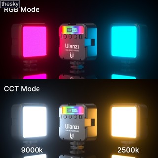 Ulanzi VL49 RGB ไฟเติมแสงวิดีโอ LED ขนาดเล็ก 6W Vlog ไฟถ่ายภาพเพื่อความงาม