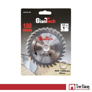 GIANTTECH ใบเลื่อยวงเดือน (30 ฟัน) รุ่น 62010030T ขนาด 4 นิ้ว