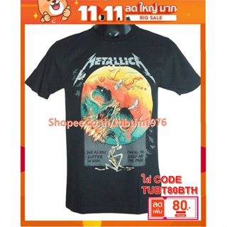 เสื้อวง Metallica เสื้อวินเทจ ลายอมตะ เสื้อวินเทจ เมทัลลิกา MET1775