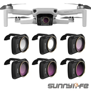 Sunnylife ฟิลเตอร์เลนส์กล้อง อุปกรณ์เสริม สําหรับ dji Mavic Mini UV CPL ND8 ND16 ND32 ND4 dji Mini 2 SE