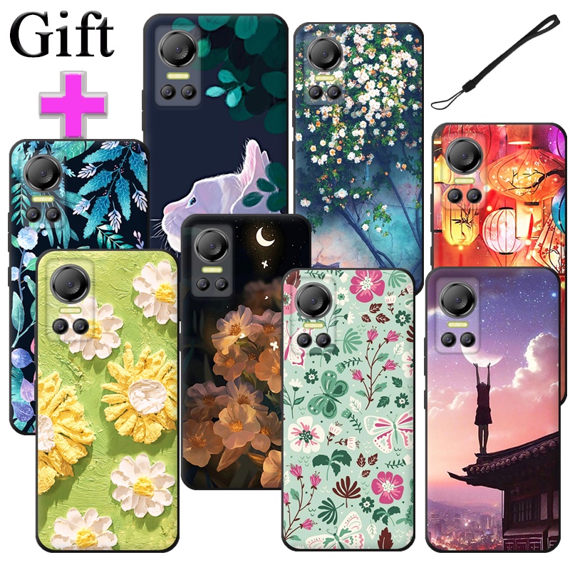 เคสโทรศัพท์สําหรับ ITEL Vision 5 S663LC พิมพ์การ์ตูนรูปแบบกลับป้องกันกรณีสําหรับ ITEL S18 S663L