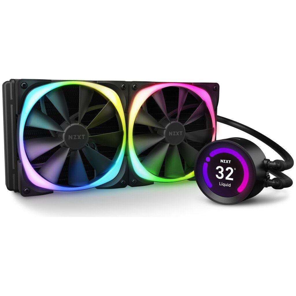 NZXT Kraken Z63 RGB ฺBlack 280mm AIO Liquid CPU Cooler | Shopee 