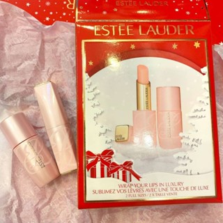 💋💖เซตลิปบำรุงเอสเต้ Estée Lauder Wrap Your Lips In Luxury Set Gift Set (for Lips)  แท้ฉลากไทย🇹🇭