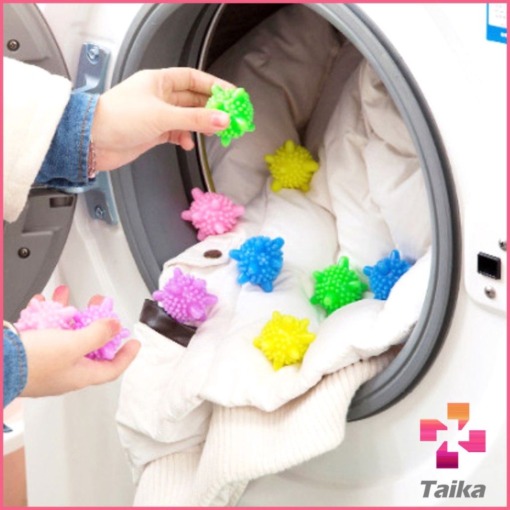 Taika ลูกบอลซักผ้า ลูกบอลซักผ้าช่วยไม่ให้ผ้าพัน Small Washing Balls
