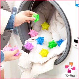 Taika ลูกบอลซักผ้า  ลูกบอลซักผ้าช่วยไม่ให้ผ้าพัน  ลูกบอลซิลิโคนซักผ้า คละสี Small Washing Balls