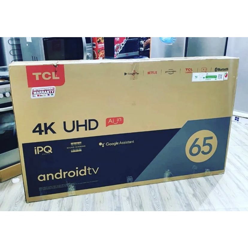 Brand New Tcl smart tv 65 inch Android 4K uhd black