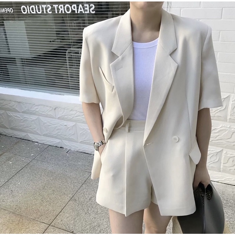 RARIS.CLOSET - Ivory Blazer Set