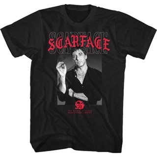 Tony Montana The World Is Yours Scarface T-Shirt เสื้อเบลาส์ เสื้อคนอ้วน