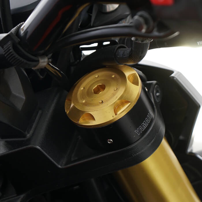 **สินค้าตำหนิ**ปิดหัวโช้คบน ปิดโช้คแต่ง ตัวปิดหัวโช๊ค yamaha  mslaz xsr155 mt15 cng ของแท้เบิกศนูย์