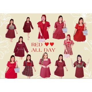 รวมเดรสสีแดง ต้อนรับเทศกาล ปีใหม่ ตรุษจีน วาเลนไทน์ Red All Day