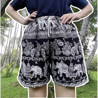 [งานไทย🇹🇭] กางเกงช้างขาสั้น 2 กระเป๋า ขนาด Free Size 🐘🐘