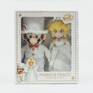 Super Mario Odyssey Plush Mario &amp; Peach (Wedding Style) Height 42cm OD04