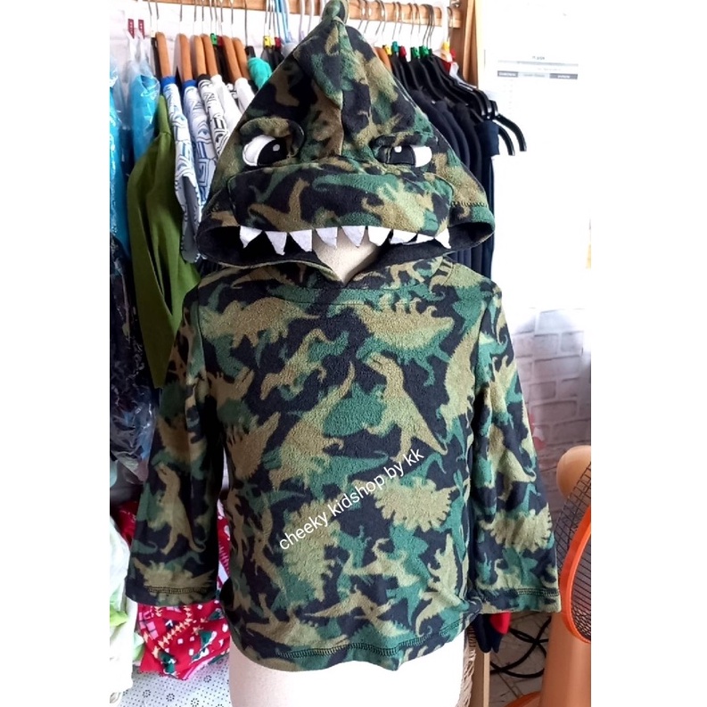 GS666 #เสื้อกันหนาวเด็กพิมพ์ลายไดโนเสาร์ทั้งตัว #เสื้อกันหนาวเด็กมีหมวก #เสื้อกันหนาว #เสื้อเด็ก #ch