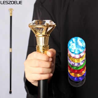 10 Colors Luxury Walking Stick Canes Men Diamond Type Handle Decorative Walking Cane Women Elegant Fashion Vintage Walki