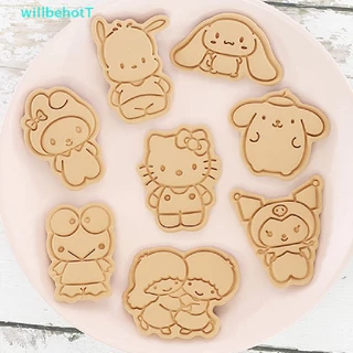 [WillbehotT] ใหม่ แม่พิมพ์ ลายการ์ตูน DIY สําหรับทําคุ้กกี้ บิสกิต เค้ก เบเกอรี่ 8 ชิ้น ต่อชุด