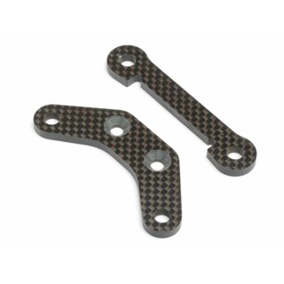 HPI 87402 FRONT ARM BRACE SET (WOVEN GRAPHITE/BAJA 5B)