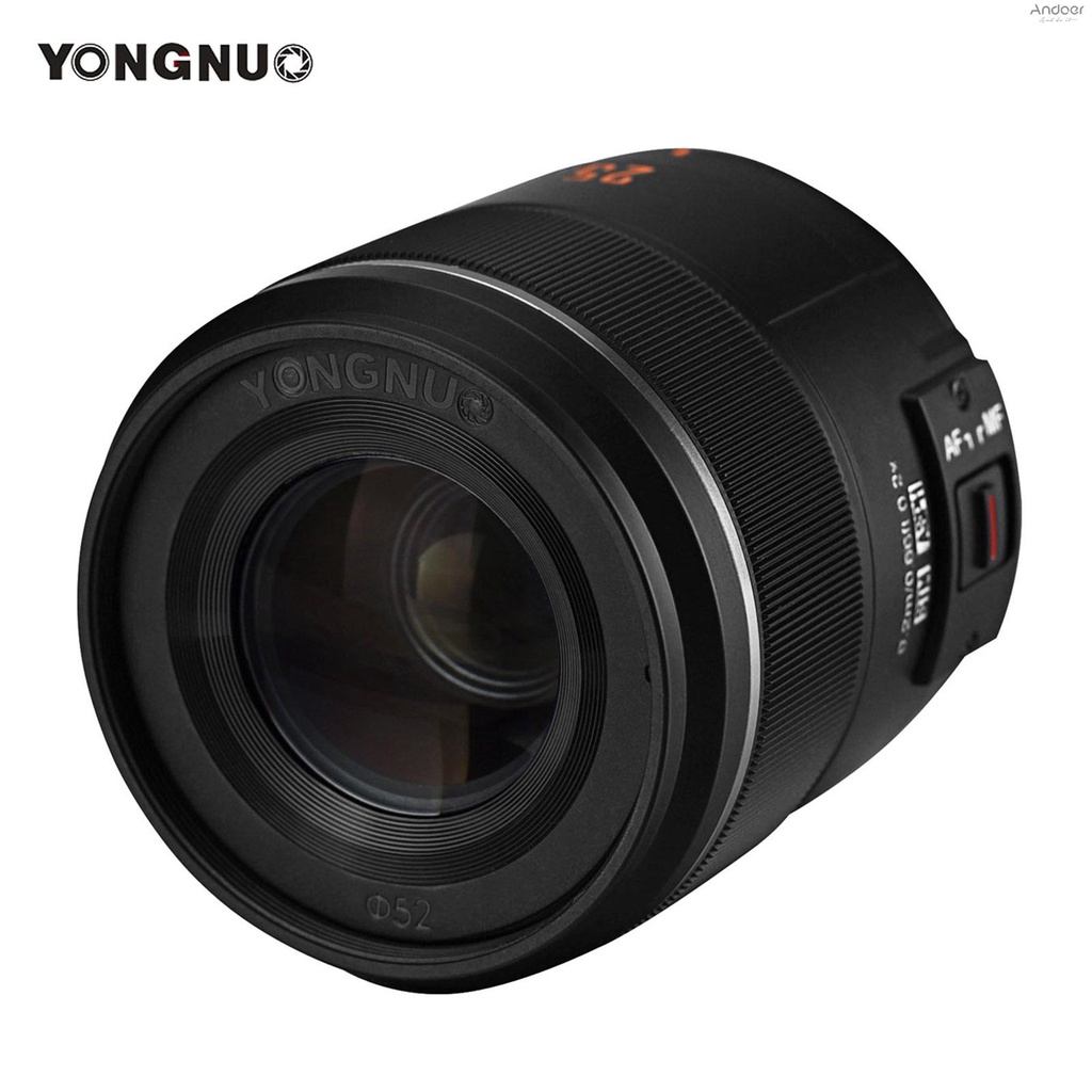 Yongnuo Yn25 มม. F1.7M เลนส์กล้อง โฟกัสแมนนวล และออโต้ รูรับแสงกว้าง เมาท์ไมโคร 4/3 แบบเปลี่ยน สําหรับ Panasonic G100 GH5 G9 G95 G85 GX9 GX85 GF10 GF9 Olympus E-M5 II III E-