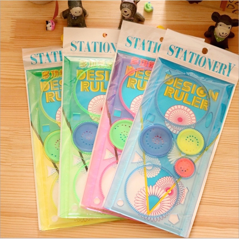 ไม้บรรทัดวาดรูป DIY ไม้บรรทัด ไม้บรรทัดฝึกวาดรูป