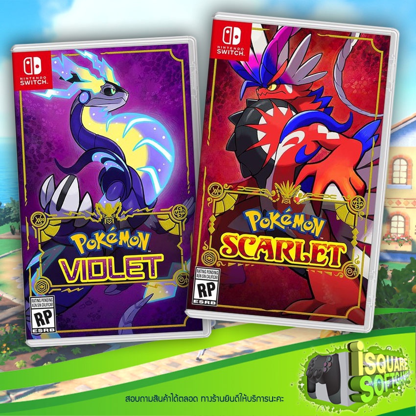 Nintendo Switch Game Pokemon Scarlet And Pokemon Violet | Shopee Thailand