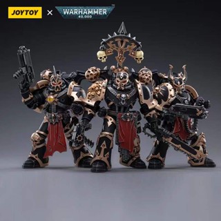 โมเดลหุ่นยนต์ทหาร Joytoy Dark Source Warhammer 40K Warhammer Chaos Black Army Marine Corps ของเล่นสําหรับเด็ก