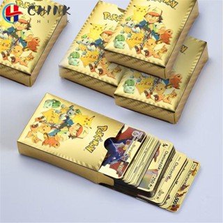 New 55Pcs Pokemon Cards Multi-lingual Metal GX Trainer Battle Rare Collection Pikachu Charizard Power Card