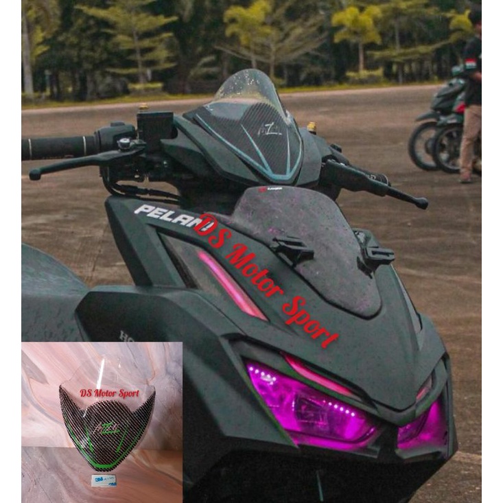 VISOR HONDA ใหม่ VARIO 160 CBS ABS LATEST รุ่น WINDSHIELD HONDA VARIO 160 CBS ABS CARBON LATEST รุ่น