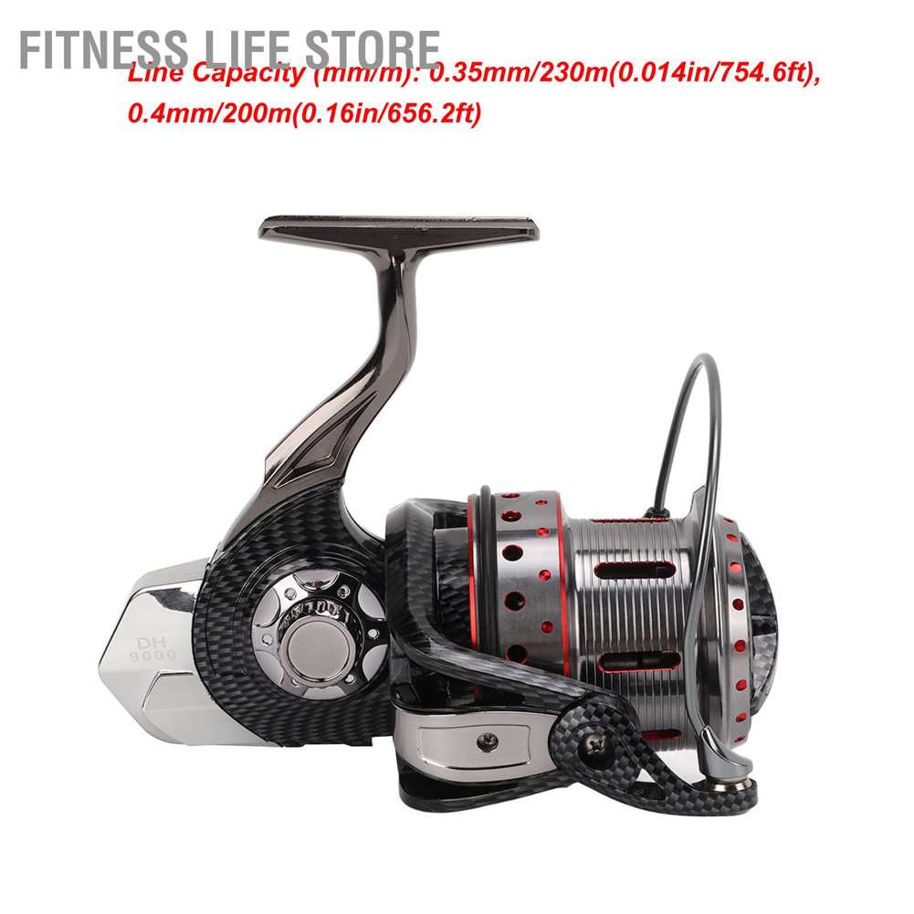 Fitness Life Shop Spinning Fishing Reel 4.7:1 Ratio 14+1BB Metal Wheel for Saltwater Freshwater Long Shot Outdoor #8