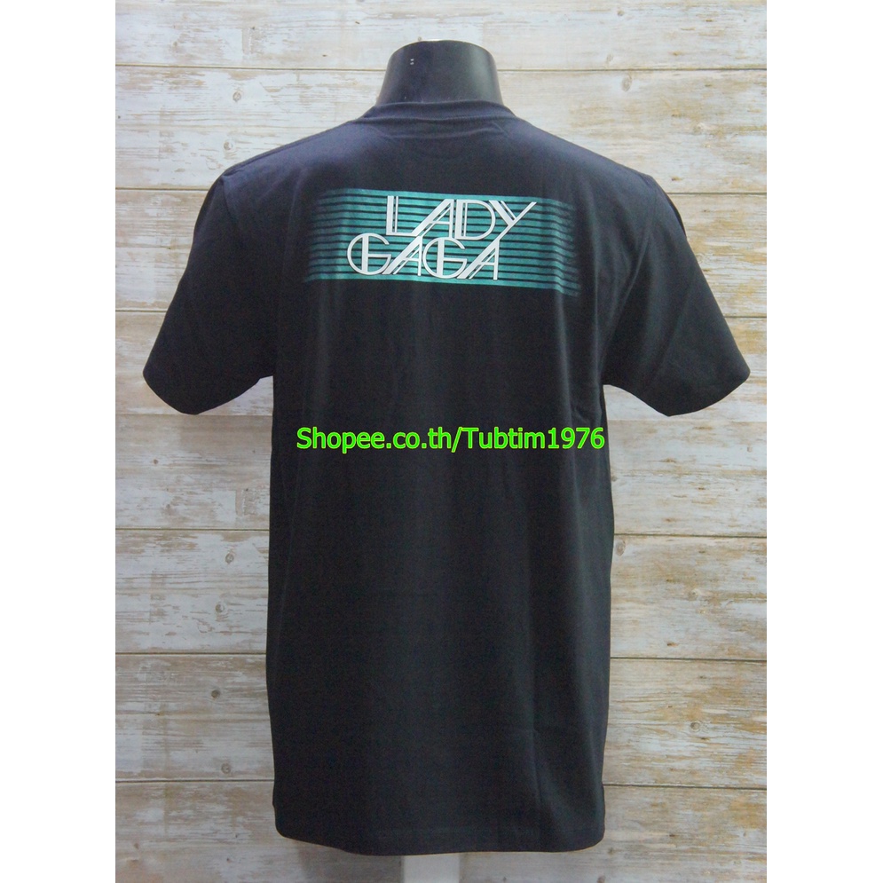 T-Shirt ∈✠❏เสื้อวง LADY GAGA เสื้อวงร็อค เมทัล สากล เสื้อวินเทจ เลดีกากา LDA1086