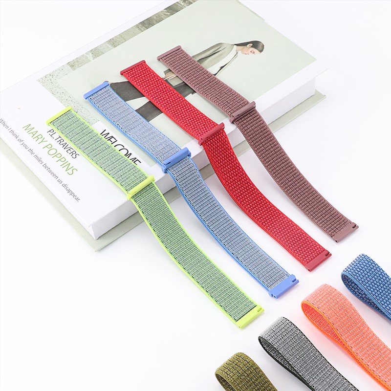 beiziye สายนาฬิกา Amazfit GTS 4,4 mini / GTS / GTS 2,2e,2 mini / GTS 3  ผ้าไนล่อนขนาด 20 มม.(แถบยึด)