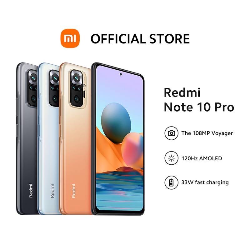 Xiaomi Redmi Note 10 Pro สมาร์ทโฟน | ประกันศูนย์ 1 ปี