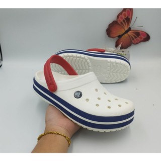 รองเท้าแตะ Crocs Crocband Clog เบอร์36ถึง46 ใส่ได้ทั้งผู้หญิงทั้งผู้ชายนิ่มใส่สบายไม่แข็งไม่เจ็บนิ้วเท้า