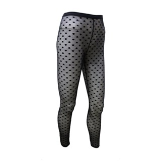 Annebra เลคกิ้ง กางเกงรัดรูป ผ้าลูกไม้ Lace Legging รุ่น AH4-137 สีดำ , สีฟ้า