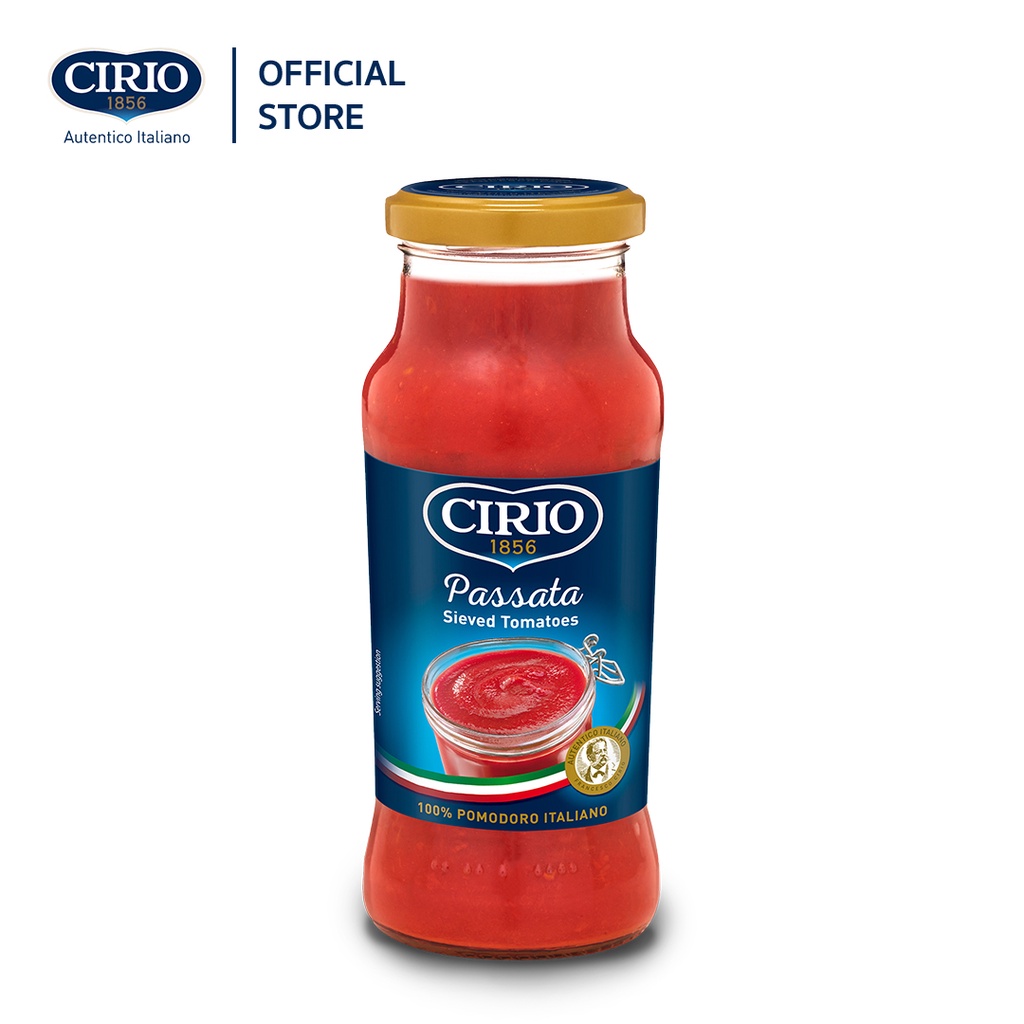 CIRIO Passata (Sieved Tomatoes) 350 g. ซอสมะเขือเทศ พาสซาต้า นำเข้าจากอิตาลี ขนาด 350 กรัม [CI28]
