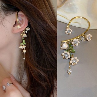 (พร้อมส่ง) EarCuff 005 จอนหูดอกไม้สีหวาน ใส่ด้านไหนก็ได้ ร้านคนไทย คุยง่าย ส่งเร็ว