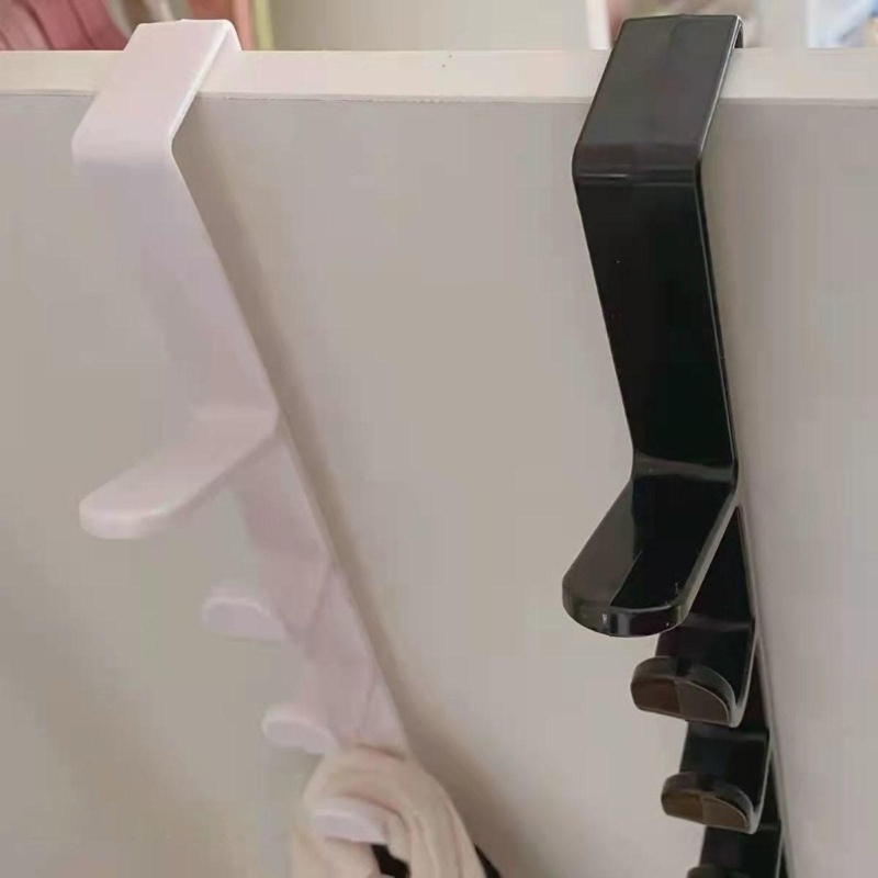 ช * กว่าตะขอประตูพลาสติกกว่าที่แขวนประตูสําหรับเสื้อผ้าผ้าขนหนูแขวน - รูปที่ 4