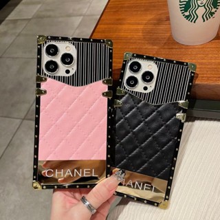 For Xiaomi Mi 10T 11T 11 12 Lite POCO M3 X3 NFC Redmi 9 9A 9C 9T 10 10A 10C Note8 Note9 Note10 Note11 Pro Note9S Note10S Note11S Classics Lambskin Square Phone Case