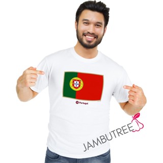 Jambutree 2022 FIFA World Cup Logo Qatar Portugal Football Team Supporter T-Shirt Streetwear Tee Bola Sepak Tshirt Baju