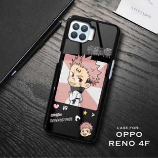 Rou เคส OPPO Reno 4F - [Case Jujutsu] - Case 2D - Premium Glossy - Hardcase Premium Glossy