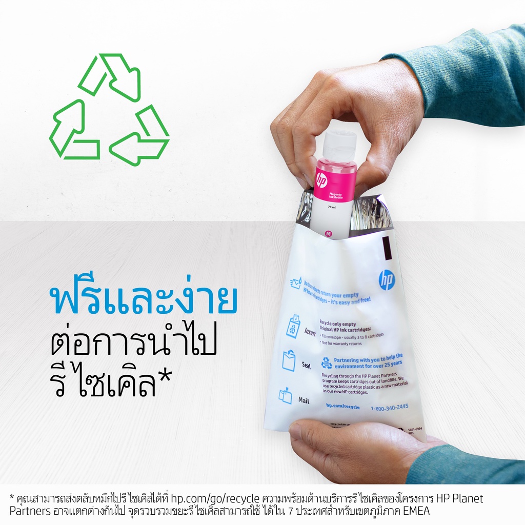 (แท้) หมึกเติมเครื่องปริ้น HP INK GT52 / GT53 FOR SmartTank 500,515,615 Ink Tank 115,315,415,319,419 ราคา ถูกที่สุด ดีลบีเคเค แกลเลอรีภาพที่ 7