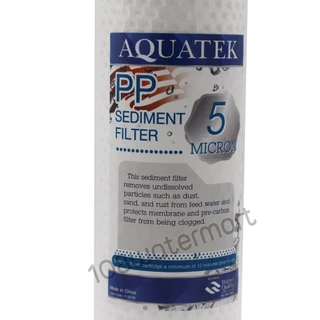 ไส้กรอง พีพี Aquatek Silver 5 ไมครอน 10 นิ้ว รุ่นดอทลึก