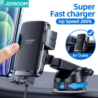 Joyroom 15W ที่วางโทรศัพท์ในรถยนต์ ที่ชาร์จไร้สาย ในรถ ที่ชาร์จ ที่มั่นคง หมุนได้ ช่องระบายอากาศ แดชบอร์ด ที่วางโทรศัพท์ ที่ชาร์จในรถ รองรับ